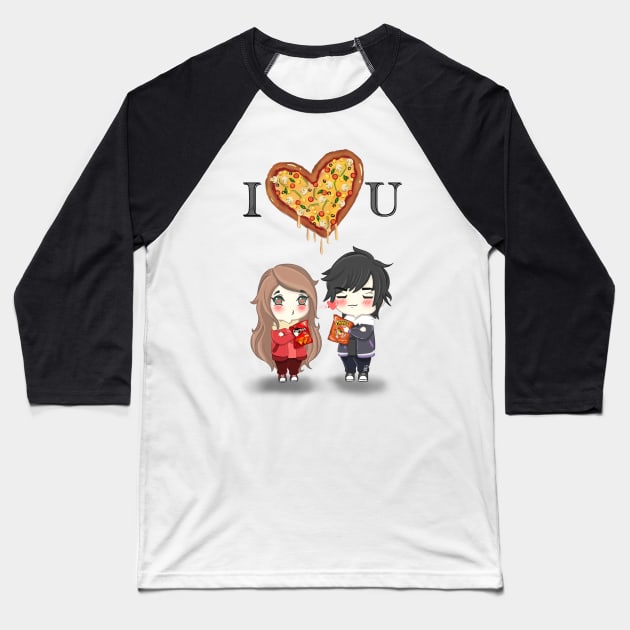 I love U Baseball T-Shirt by UZdesigns